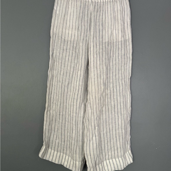 C&C California Wide Leg Blue and White Jumpsuit - Picture 6 of 6